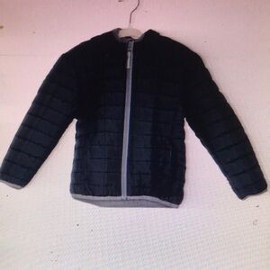 Kids Black Puffer Jacket
